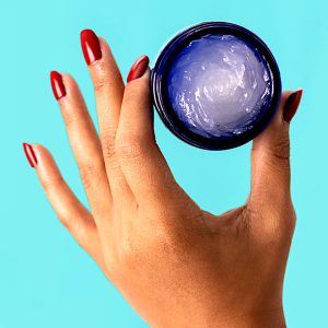 Ozonated Olive Oil hand