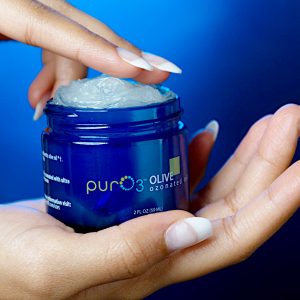 Ozonated Olive Oil hands