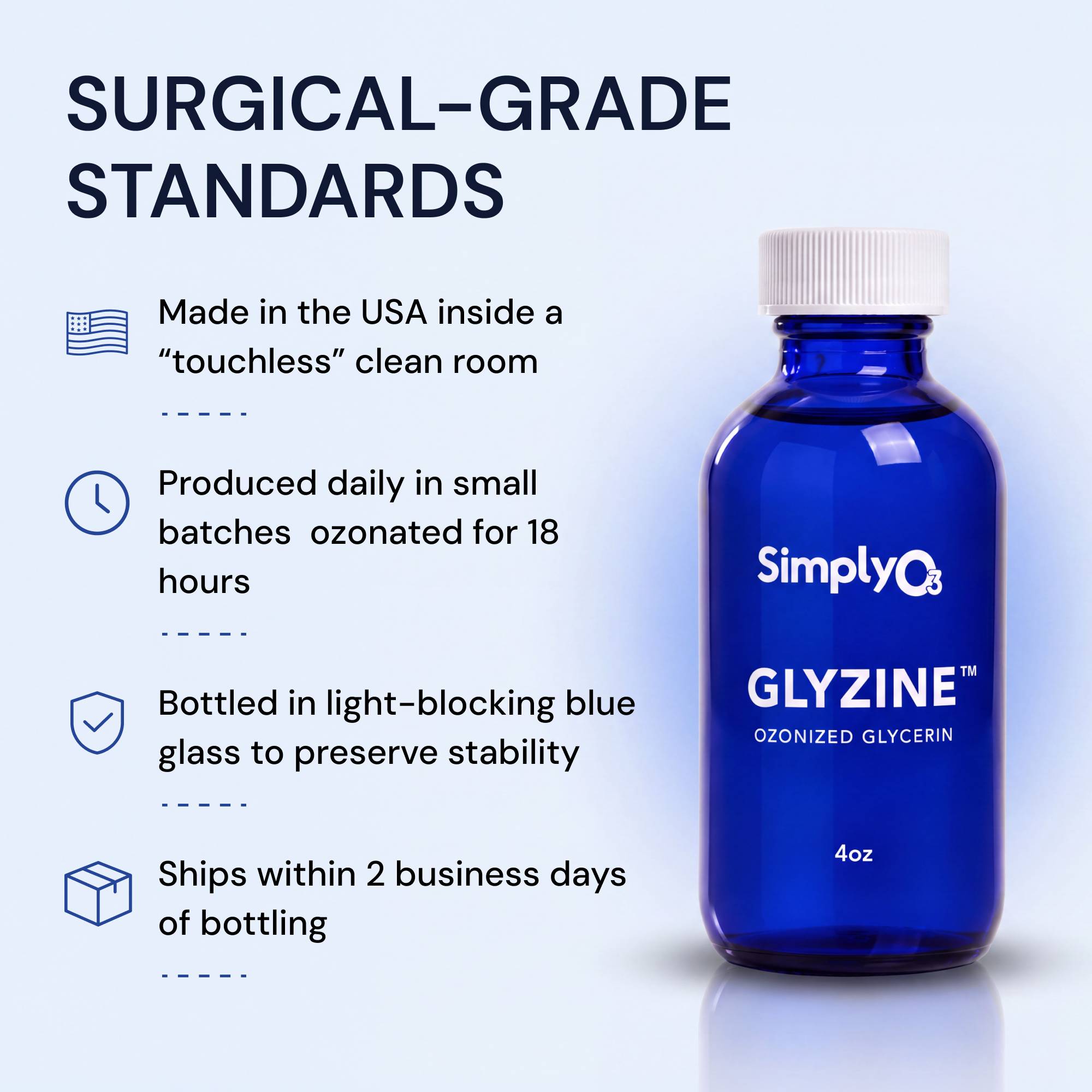 Glyzine: Pure Ozonized Glycerin Glyzine: Pure Ozonized Glycerin