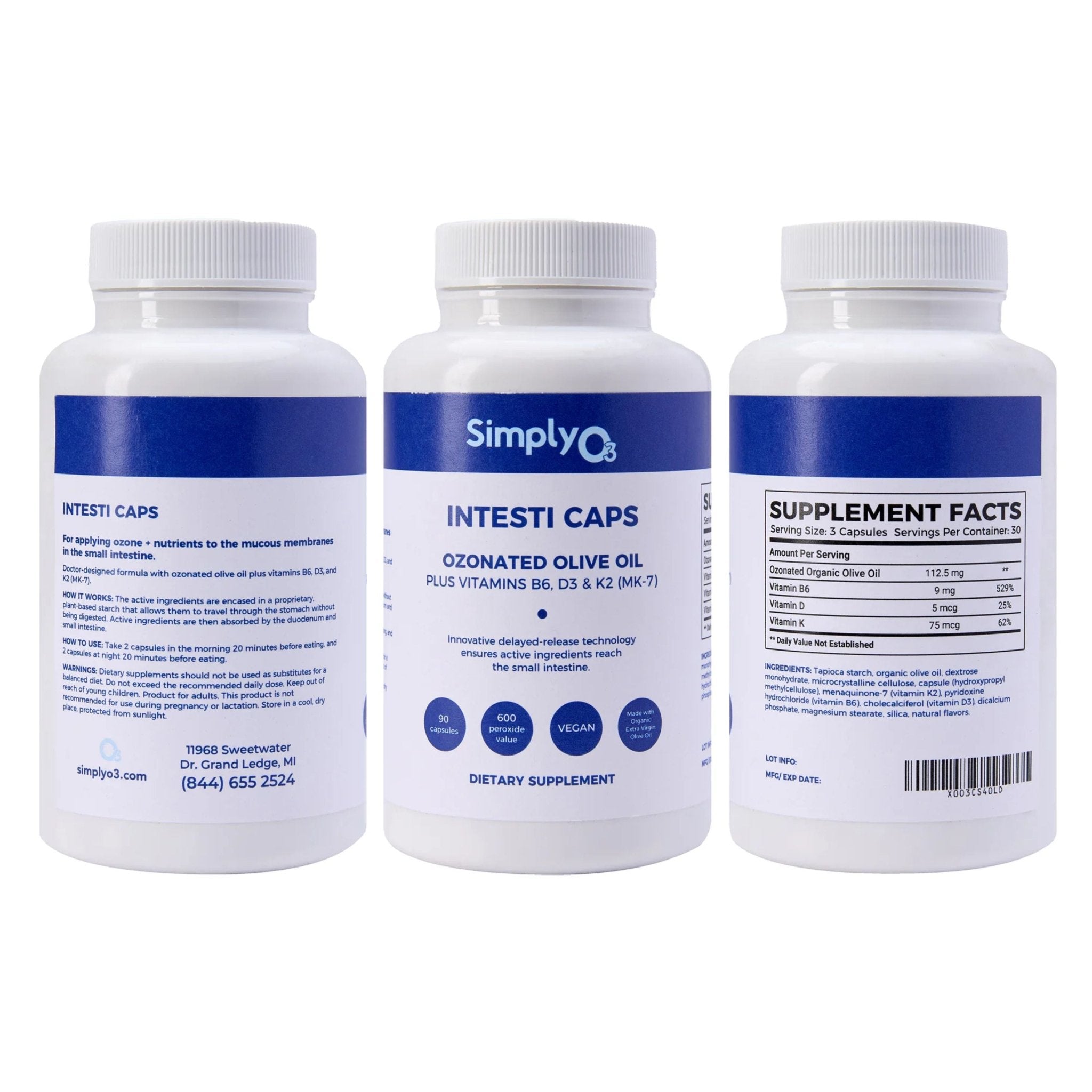 Organic Ozone Oil Intesti Caps Organic Ozone Oil Intesti Caps