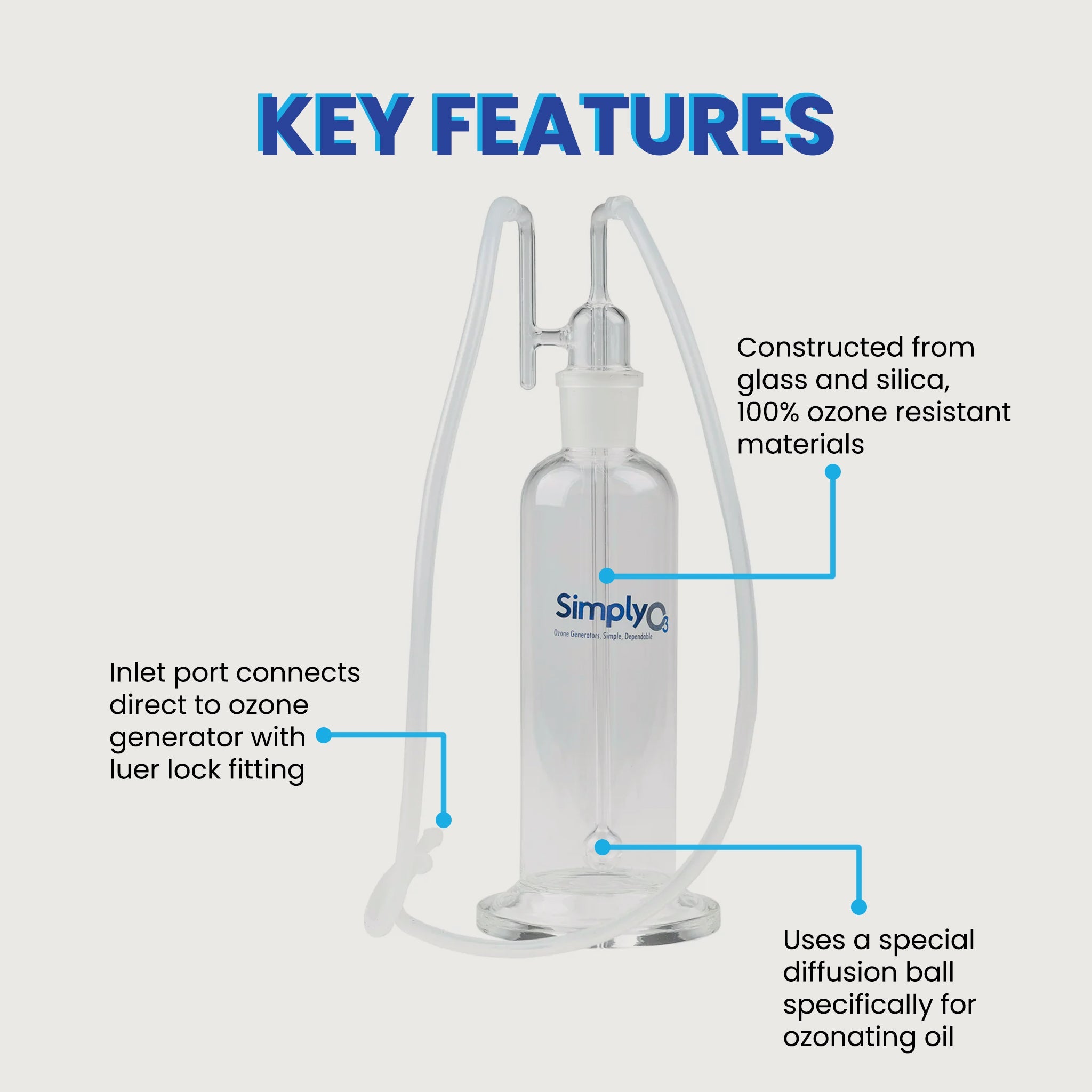 Ozone Oil Bubbler System Ozone Oil Bubbler System